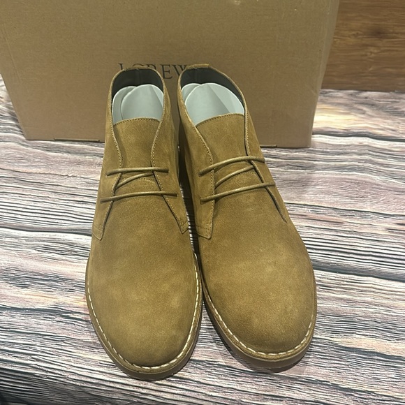 J.Crew Factory men’s rich brown Desert boots new in box - Picture 10 of 15